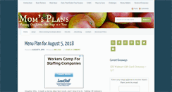 Desktop Screenshot of momsplans.com